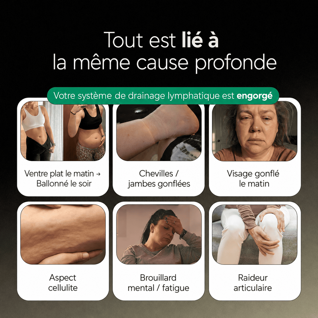 Nervia™ — Gélules de Drainage Lymphatique · Transformation totale en 60 jours !