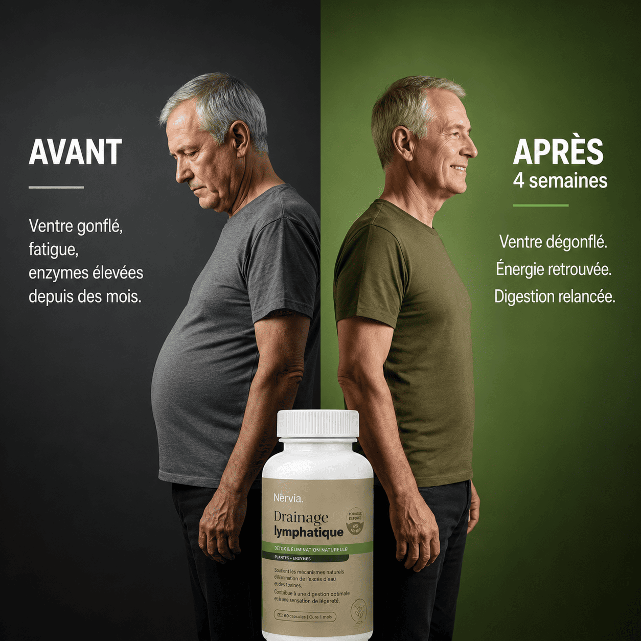 Nervia™ Drainage Hépatique — Débouchez le réseau lymphatique de votre foie