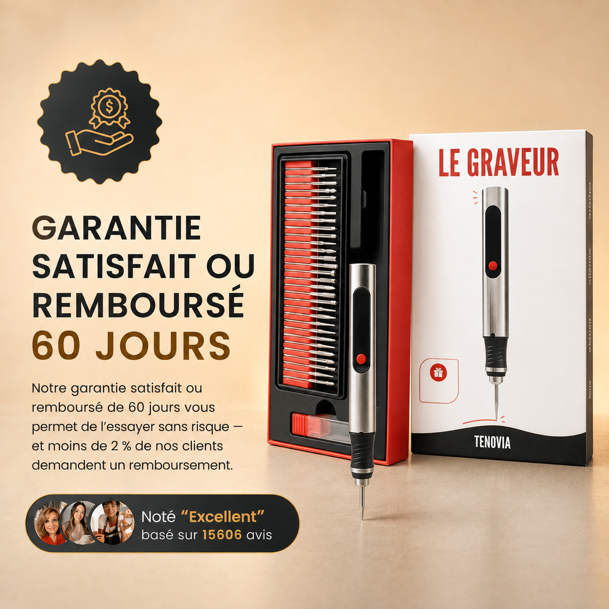 N°1 des cadeaux créatifs : le stylo graveur Tenovia