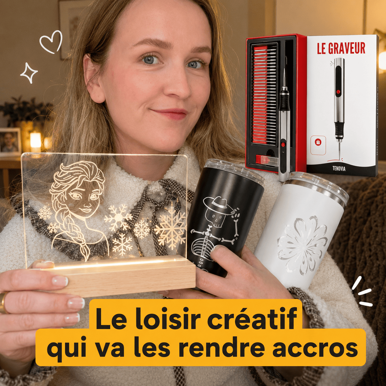 N°1 des cadeaux créatifs : le stylo graveur Tenovia