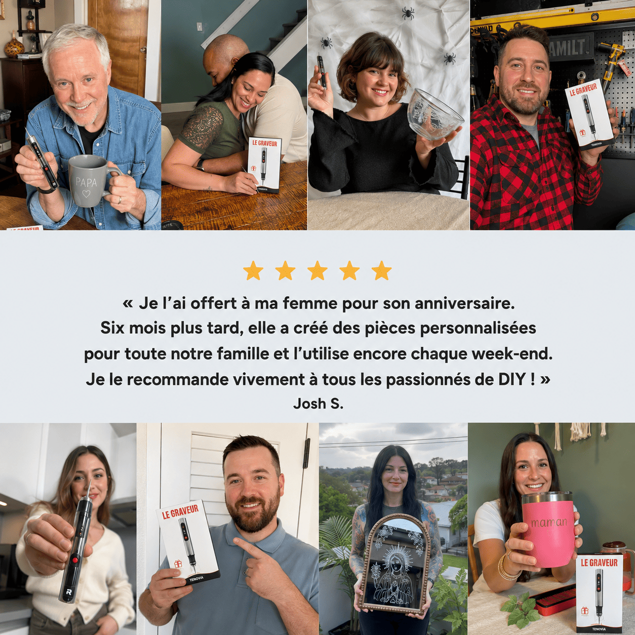 N°1 des cadeaux créatifs : le stylo graveur Tenovia