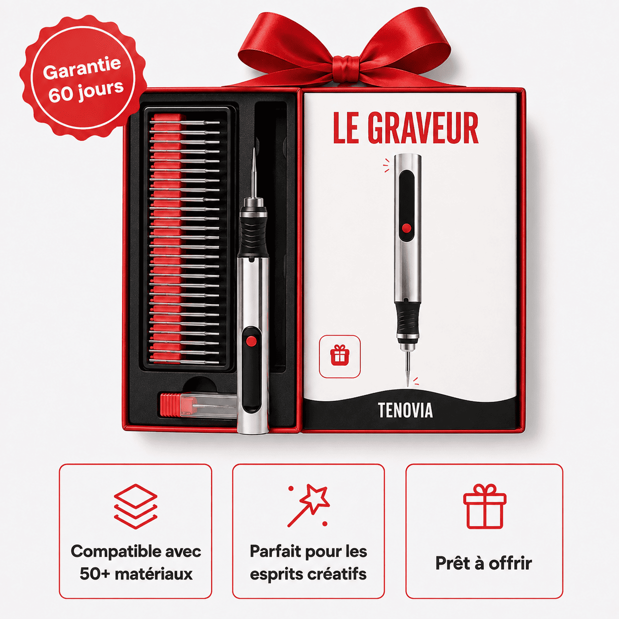 N°1 des cadeaux créatifs : le stylo graveur Tenovia
