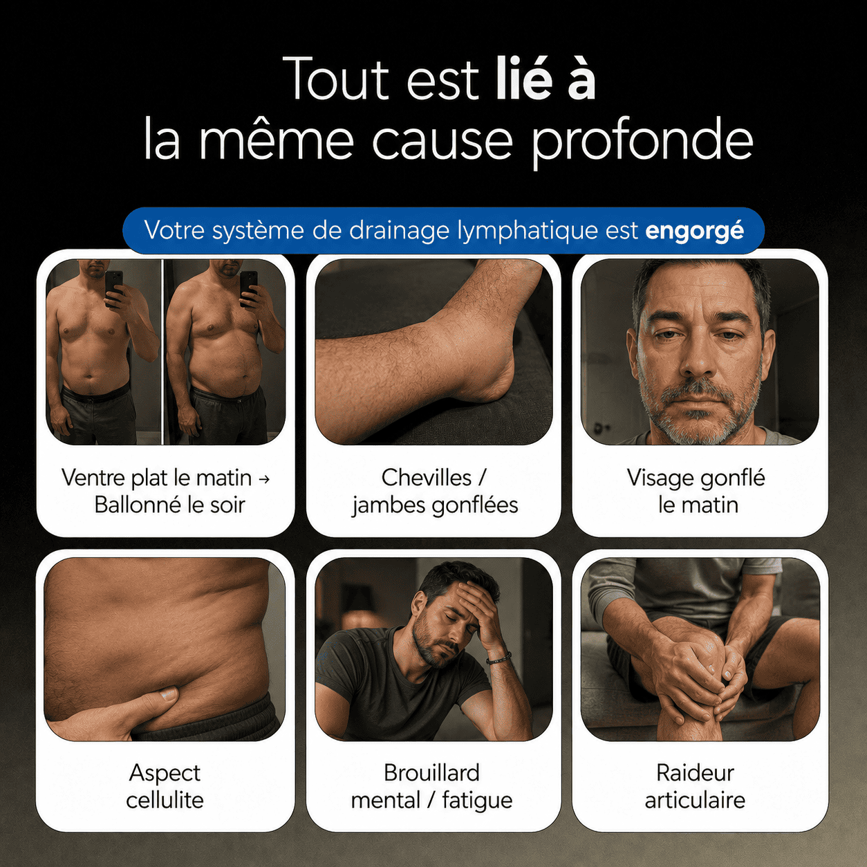 Nervia™ - Gélules de Drainage Lymphatique · Transformation totale en 60 jours