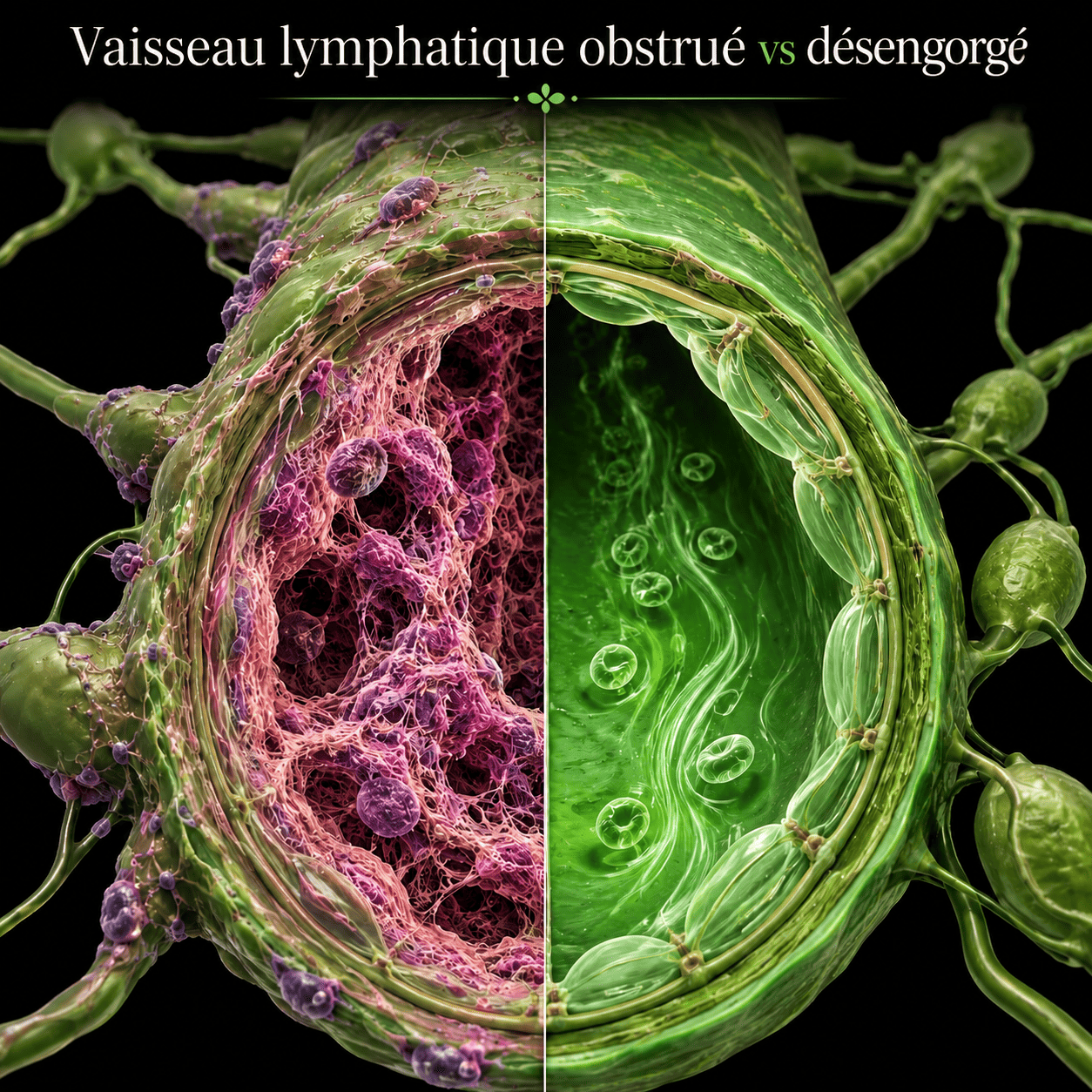 Nervia™ - Gélules de Drainage Lymphatique · Transformation totale en 60 jours