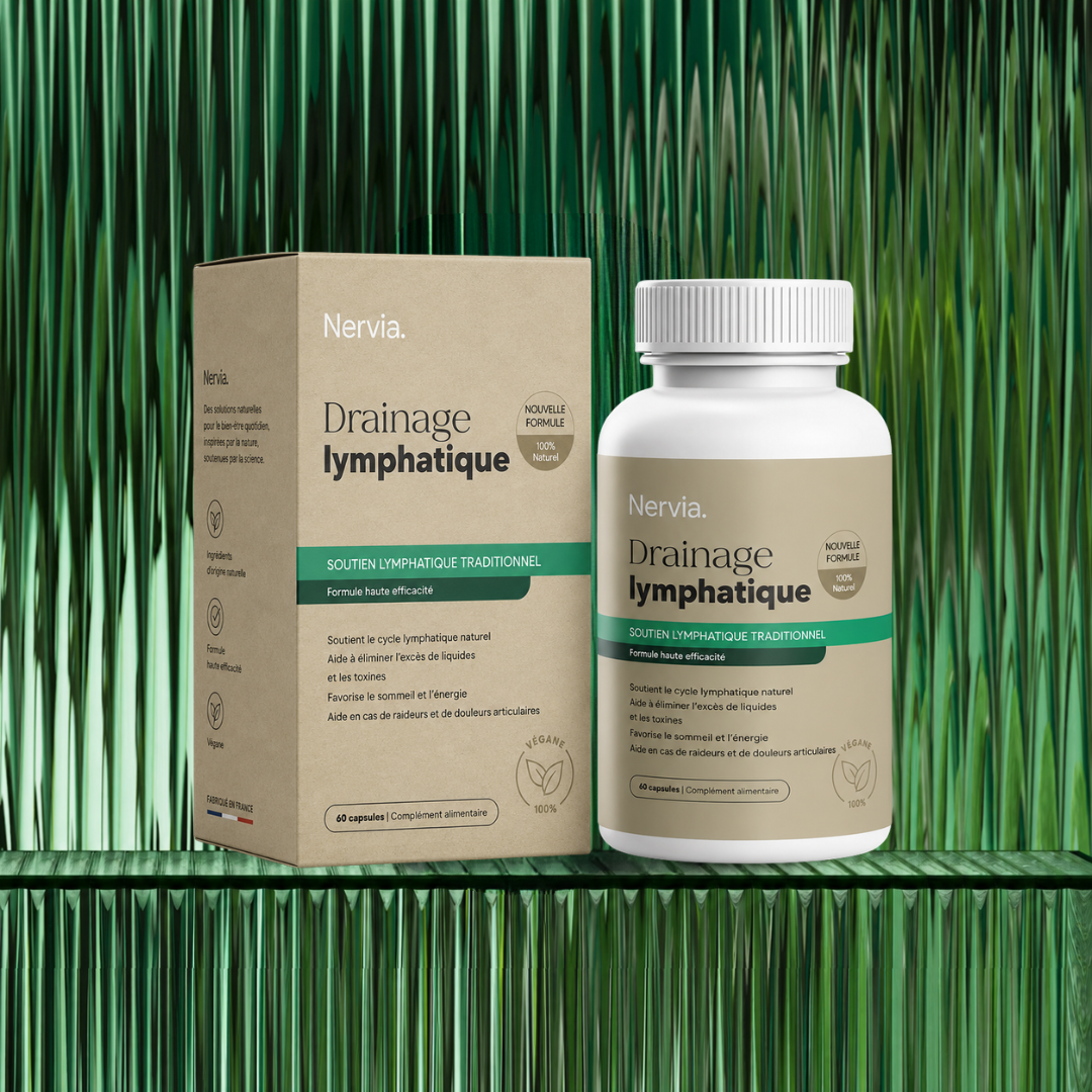 Nervia™ — Gélules de Drainage Lymphatique · Transformation totale en 60 jours !
