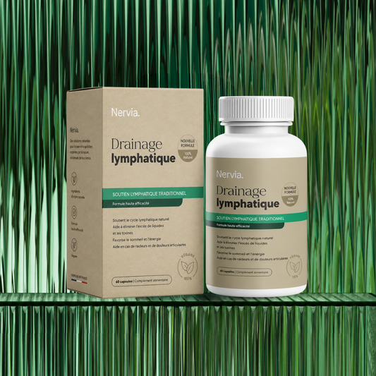 Nervia™ — Gélules de Drainage Lymphatique · Transformation totale en 60 jours !
